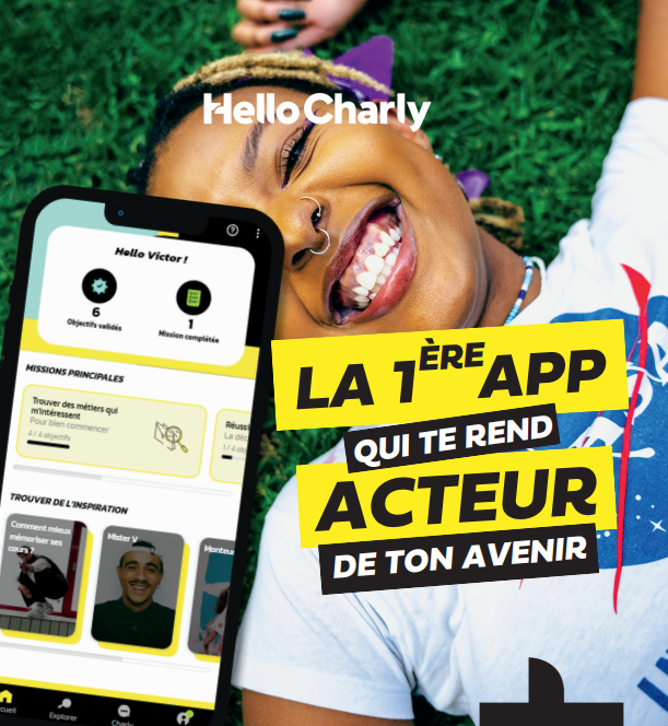 Hello Charly L'appli pour aider les jeunes &agrave; bien s'orienter