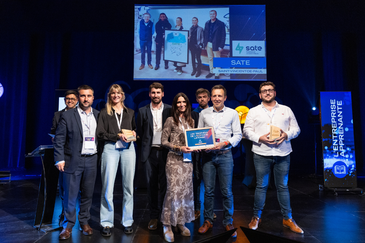 Lauréat Entreprise Apprenante Trophées de l'économie