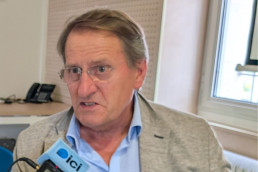 François Lafitte en pleine interview sur Ici Gascogne